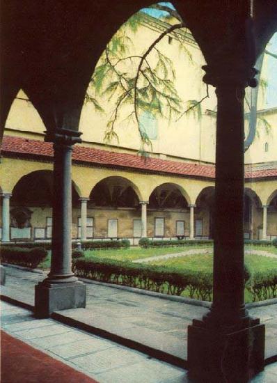 ANGELICO  Fra View of the Convent of San Marco